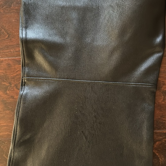 Spanx Stretch Faux Leather Flare Pants NWT XL BLACK - Picture 16 of 16